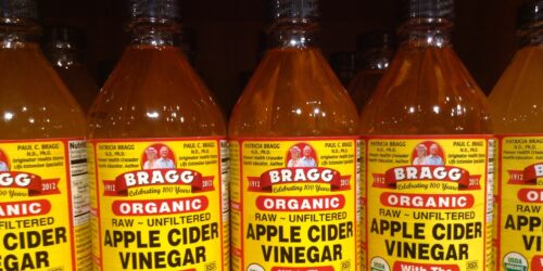 Bottles of Apple Cider Vinegar