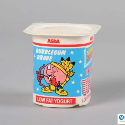 A small carton of yoghurt for children