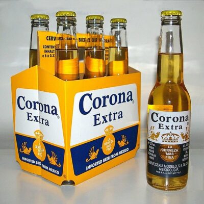 A pack of Corona Beer