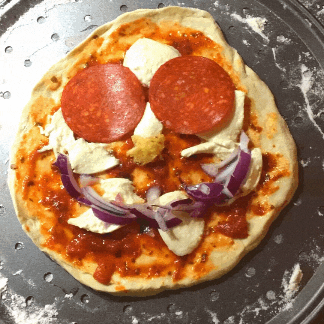 Smiling Expression Pizza