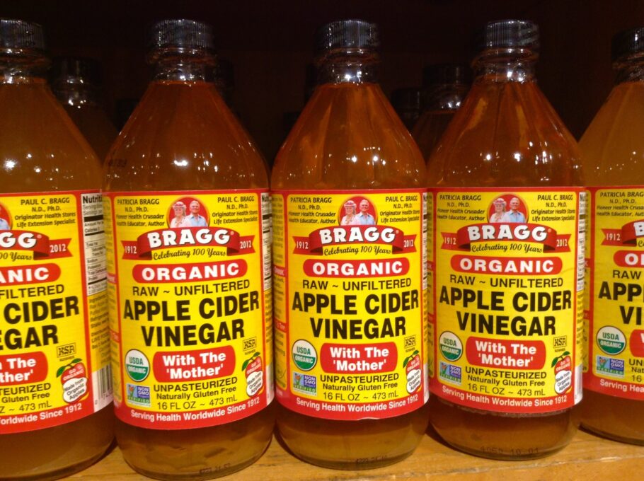 Bottles of Apple Cider Vinegar